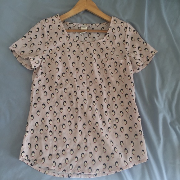 Paul & Joe Sister Alouette Penguin Print Shirt - Picture 2 of 5